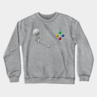 Dreamcast Controller Buttons Crewneck Sweatshirt